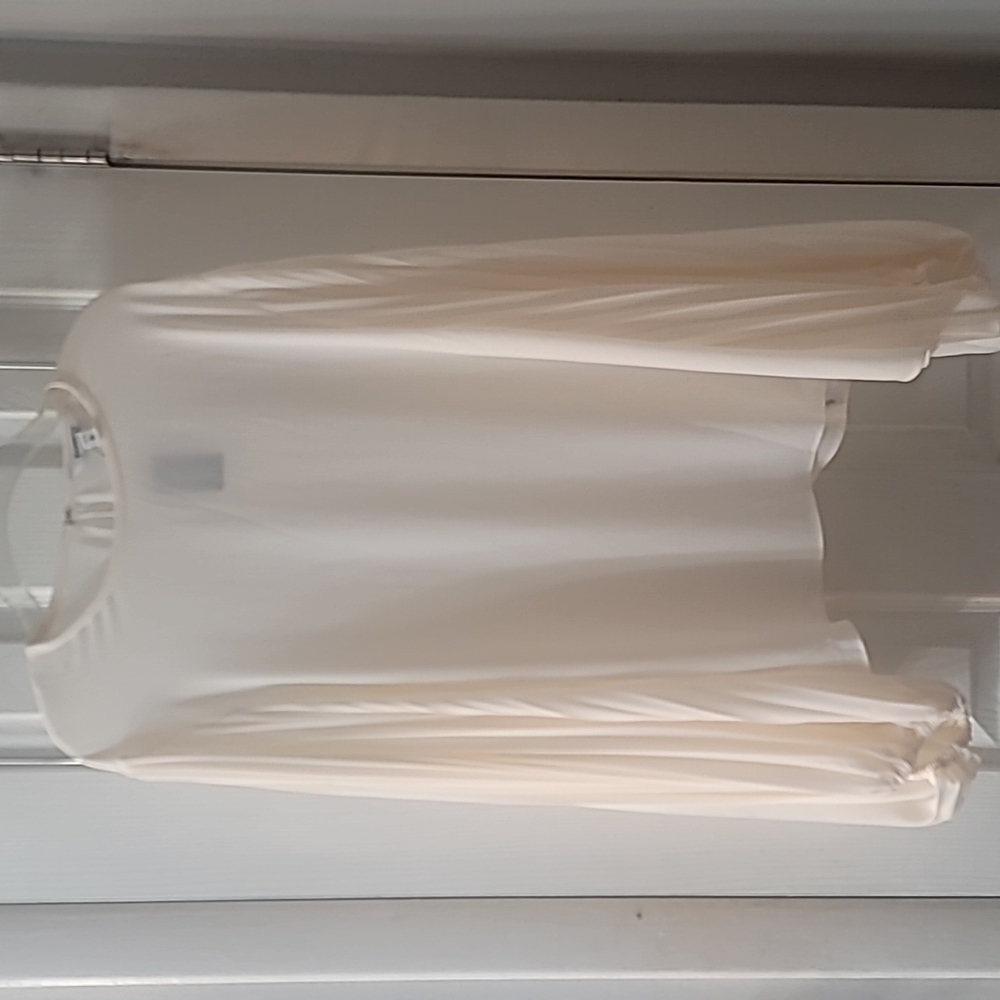Express cream-colored blouse